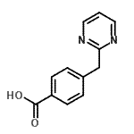 CAS 登录号：562803-70-7， 4-(2-嘧啶基甲基)苯甲酸