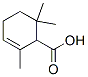 CAS 登录号：564-24-9， 2,6,6-三甲基环己-2-烯-1-羧酸