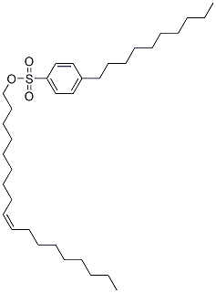 CAS 登录号：56401-66-2， 4-癸基苯磺酸油基酯