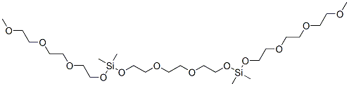CAS 登录号:56408-81-2, 12,12,23,23-四甲基-2,5,8,11,13,16,19,22,24,27,30,33-十二氧杂-12,23-二硅杂三十四烷