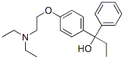 CAS 登录号：56431-20-0， 4-二乙基氨基乙氧基-alpha-乙基二苯甲醇