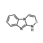CAS 登录号：565470-86-2， 1H-[1,2,4]噻二嗪并[4,3-a]苯并咪唑