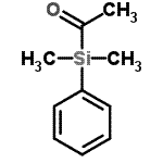 CAS 登录号：56583-95-0， 1-[二甲基(苯基)硅烷基]乙酮