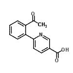 CAS#: 566198-29-6， 6-(2-Acetylphenyl)Nicotinic Acid