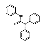 结构式 CAS# 5663-04-7, 1,1,3-三苯基脲