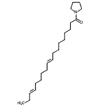 CAS 登录号：56630-65-0， (9E,15E)-1-(1-吡咯烷基)-9,15-十八碳二烯-1-酮