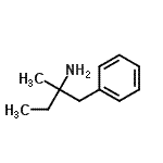 CAS 登录号：56640-52-9， 2-甲基-1-苯基-2-丁胺