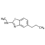 CAS 登录号：56653-92-0， N-甲基-5-丙基-1,3-苯并噻唑-2-胺