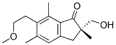 CAS 登录号：56670-45-2， (S)-2,3-二氢-2-(羟基甲基)-6-(2-甲氧基乙基)-2,5,7-三甲基-1H-茚-1-酮