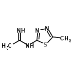 CAS 登录号：56684-77-6， N-(5-甲基-1,3,4-噻二唑-2-基)乙脒