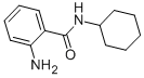 结构式 CAS# 56814-11-0, 2-氨基-N-环己基苯甲酰胺