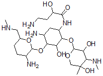 CAS 登录号：56824-15-8， N(1)-(4-氨基-2-羟基-1-氧代丁基)沙加霉素