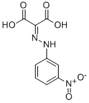 CAS 登录号：56840-61-0， 2-[2-(3-硝基苯基)亚肼基]丙二酸