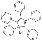 结构式 CAS# 56849-84-4, 5-溴-1,2,3,4,5-五苯基-1,3-环戊二烯
