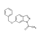 CAS 登录号：568596-29-2， 1-[6-(苄氧基)-1H-吲唑-1-基]乙酮