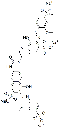 CAS#: 56878-32-1， Tetrasodium 7,7'-(Carbonyldiimino)Bis[4-Hydroxy-3-[(2-Methoxy-4-Sulphonatophenyl)Azo]Naphthalene-2-Sulphonate]