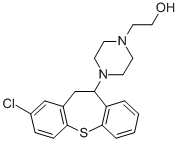 CAS 登录号：56934-18-0， 4-(2-氯-10,11-二氢二苯并[b,f]硫杂卓-10-基)-1-哌嗪乙醇