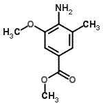 CAS#: 569344-34-9， Methyl 4-Amino-3-Methoxy-5-Methylbenzoate