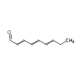 CAS 登录号：57018-53-8， 2,4,6-壬三烯醛