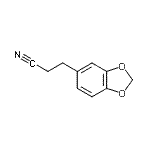 CAS 登录号：5703-61-7， 3-(1,3-苯并二氧戊环-5-基)丙腈