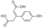 CAS#: 57100-28-4， 4-Hydroxy-beta-[Carboxymethyl]-Cinnamic Acid