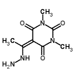 CAS#: 571178-29-5， 5-(1-Hydrazinoethylidene)-1,3-Dimethyl-2,4,6(1H,3H,5H)-Pyrimidinetrione