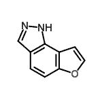 CAS 登录号：57174-47-7， 1H-呋喃并[2,3-g]吲唑