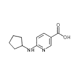 CAS#: 571915-69-0， 6-(Cyclopentylamino)Nicotinic Acid