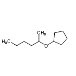 CAS 登录号：57192-97-9， (2-己烷基氧基)环戊烷