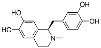 CAS 登录号：57231-32-0， (R)-1-[(3,4-二羟基苯基)甲基]-1,2,3,4-四氢-2-甲基异喹啉-6,7-二醇
