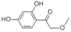 结构式 CAS# 57280-75-8, 1-(2,4-二羟基苯基)-2-甲氧基乙烷-1-酮