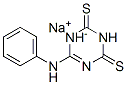 CAS 登录号：57343-38-1， 6-(苯基氨基)-1,3,5-三嗪-2,4(1H,3H)-二硫酮钠盐(1:1)