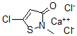 CAS 登录号：57373-19-0， 3(2H)-氯-2-甲基-3(2H)-异噻唑啉酮氯化钙络合物