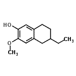 CAS 登录号：573977-81-8， 6-乙基-3-甲氧基-5,6,7,8-四氢-2-萘酚