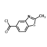 CAS 登录号：573983-14-9， 2-甲基-1,3-苯并噻唑-5-甲酰氯
