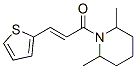 CAS 登录号：573993-62-1， 2,6-二甲基-1-[1-氧代-3-(2-噻吩基)-2-丙烯基]-哌啶