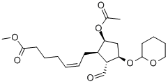 CAS 登录号：57429-55-7， (Z)-7-[(1R,2R,3R,5S)-5-乙酰氧基-2-甲酰基-3-(四氢-吡喃-2-基氧基)-环戊基]-庚-5-烯酸甲酯
