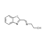 CAS 登录号：57438-12-7， 2-[(E)-(1,3-苯并噻唑-2-基亚甲基)氨基]乙醇