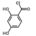 CAS 登录号：57438-38-7， 2,4-二羟基苯甲酰氯化物