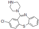 CAS 登录号:5747-63-7, 4-(2-氯二苯并(bf)(1,4)硫氮杂卓-11-基)哌嗪