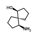 CAS 登录号：575342-92-6， (1S,5S,6S)-6-氨基螺[4.4]壬烷-1-醇