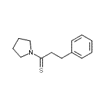 CAS 登录号：575446-88-7， 3-苯基-1-(1-吡咯烷基)-1-丙烷硫酮