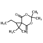 CAS 登录号：575456-76-7， 2-乙基-1,1,6,6-四甲基-5,7-二氧杂螺[2.5]辛烷-4,8-二酮