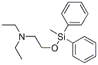 CAS 登录号：57665-46-0， N,N-二乙基-2-[(甲基二苯基硅烷基)氧基]乙胺