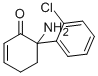 CAS 登录号：57683-62-2， 6-氨基-6-(2-氯苯基)环己-2-烯-1-酮