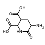 CAS 登录号：57722-76-6， 5-氨基-6-氧代-2,3-哌啶二甲酸