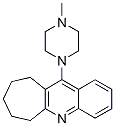 CAS 登录号：5782-96-7， 7,8,9,10-四氢-11-(4-甲基-1-哌嗪基)-6H-环庚并[b]喹啉