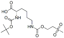CAS 登录号：57849-64-6， N2-[(1,1-二甲基乙氧基)羰基]-N6-[[2-(甲基磺酰基)乙氧基]羰基]-L-赖氨酸