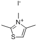 CAS 登录号：5787-82-6， 2,3,4-三甲基-1,3-噻唑-3-鎓碘化物