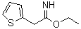 CAS 登录号：57870-96-9， 2-(2-噻吩基)乙亚氨酸乙酯
